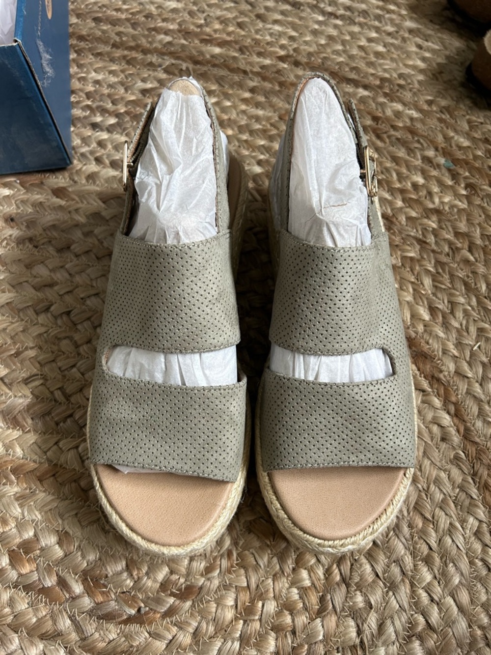 Women's Slingback Espadrille Sandals - Olive